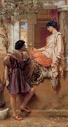 John William Godward The Old Old Story oil painting